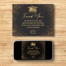 卒業感謝してい黒い黄金のグリッター輝く