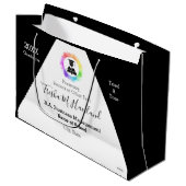 卒業抱き枕ウォーターカラールックHAMbyWG ラージペーパーバッグ (正面アングル)