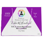 卒業抱き枕ウォーターカラールックHAMbyWG ラージペーパーバッグ (正面)