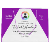 卒業抱き枕ウォーターカラールックHAMbyWG ラージペーパーバッグ (裏面)