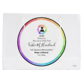 卒業抱き枕ウォーターカラーHAMbyWG ラージペーパーバッグ (裏面)