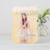 卒業招モダン待 招待状 (スタンド正面)