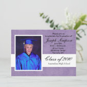 卒業招待状カード 招待状 (スタンド正面)