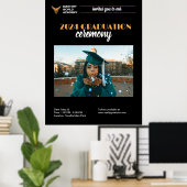 卒業招待状シニア研究発表 ポスター (ホームオフィス)