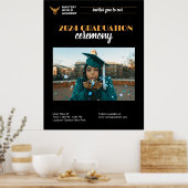 卒業招待状シニア研究発表 ポスター (キッチン)