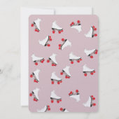 卒業招待状スケートパーティー 招待状 (裏面)