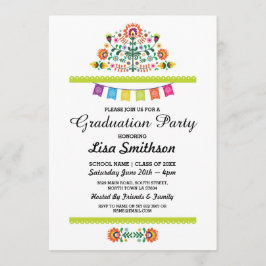 卒業招待状パーティーフィエスタメキシコ招待状 招待状