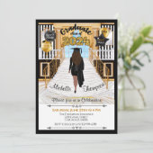 卒業招待状ヒスパニック中皮調 招待状 (スタンド正面)