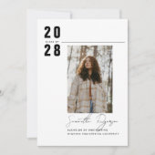 卒業招待状発表 セーブザデート (正面)