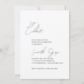 卒業招待状発表 セーブザデート (裏面)