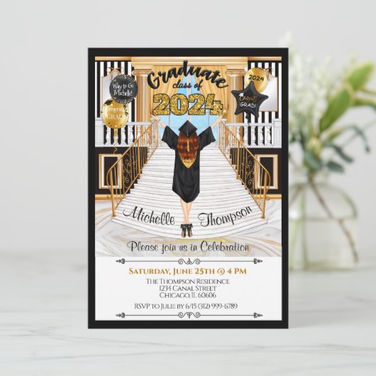 卒業招待状発表 招待状 (スタンド正面)