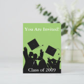 卒業招待状2009年クラス インビテーションポストカード (スタンド正面)