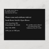 卒業招待状 インビテーションポストカード (裏面)