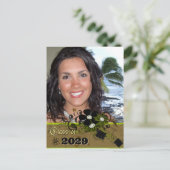 卒業招待状 インビテーションポストカード (スタンド正面)