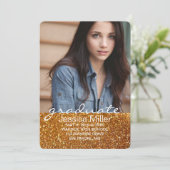 卒業招待状|グラター表示 招待状 (スタンド正面)