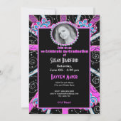 卒業招待状-ブロードウェイチケット/PHOT0 招待状 (裏面)