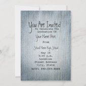 卒業招待状 – リップジーンズ2024年クラス 招待状 (裏面)