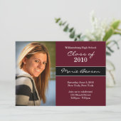 卒業招待状 招待状 (スタンド正面)