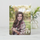 卒業招待状 招待状 (スタンド正面)