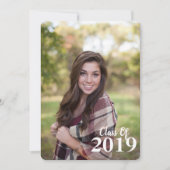 卒業招待状 招待状 (正面)