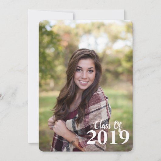 卒業招待状 招待状 (正面)