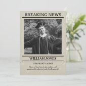 卒業招待状 招待状 (スタンド正面)