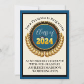 卒業招待状 招待状 (正面)