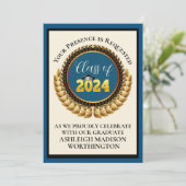 卒業招待状 招待状 (スタンド正面)