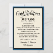 卒業招待状 招待状 (裏面)