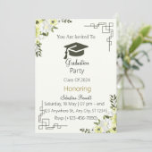 卒業招待状 招待状 (スタンド正面)
