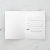 卒業招待状 招待状 (内部)