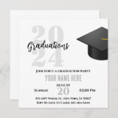 卒業招待状 招待状 (正面/裏面)