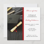 卒業招待状 招待状 (正面)