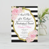 卒業招待状 招待状 (スタンド正面)