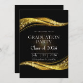 卒業招待状 招待状 (正面/裏面)