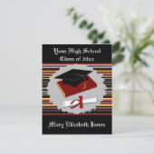 卒業招待状 招待状 (スタンド正面)