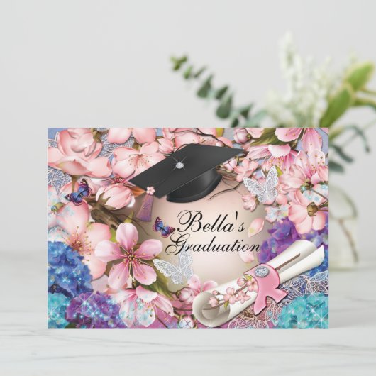 卒業招待状 招待状 (スタンド正面)