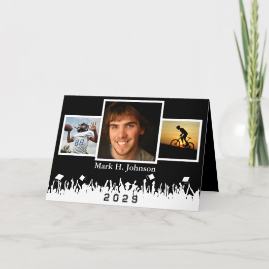 卒業招待状 – 次の新しいバージョンを参照 シーズンカード (正面)