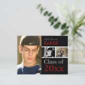 卒業招待状 | 発表日 インビテーションポストカード (スタンド正面)