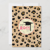 卒業招待状- 2011年レオパードのクラス 招待状 (裏面)