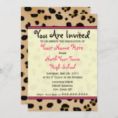 卒業招待状- 2011年レオパードのクラス 招待状 (正面/裏面)