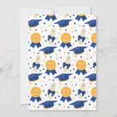 卒業招待状、2023年クラス 案内状 (裏面)