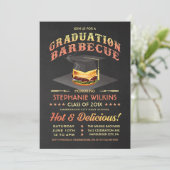 卒業招待状 | BBQパーティーシャルボード 招待状 (スタンド正面)