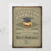卒業招待状| BBQパーティー 招待状 (正面)