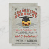 卒業招待状 | BBQパーティーv.2 招待状 (正面/裏面)