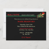 卒業招待状- DART BD、名前/年の挿入 招待状 (裏面)