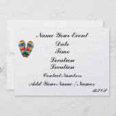 卒業招待状- SRF 招待状 (裏面)