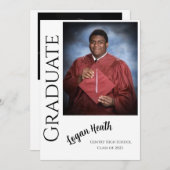 卒業招待状V3 招待状 (正面/裏面)