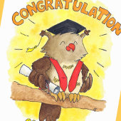 卒業挨拶状お祝い カード