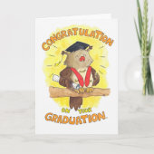 卒業挨拶状お祝い カード (正面)